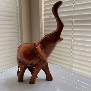 Painted rose gold elephant